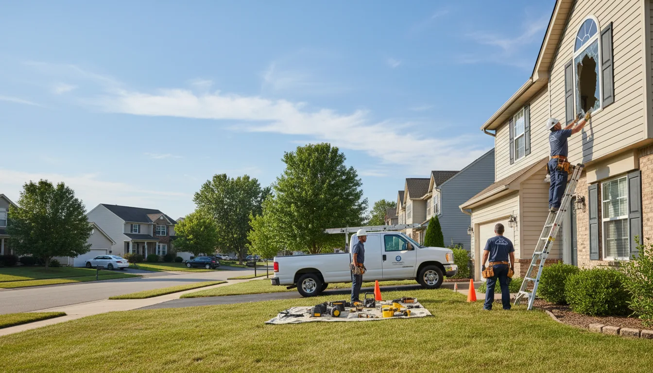 Expert window installer providing residential service in Happy, TX